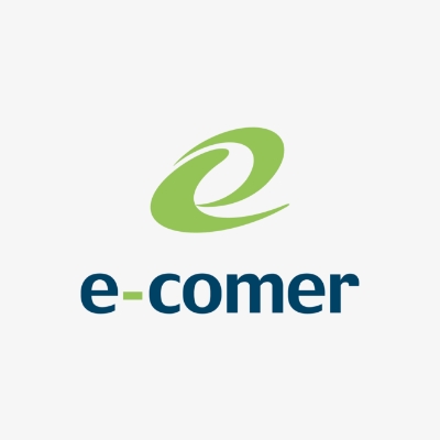 E-comer logo grigio